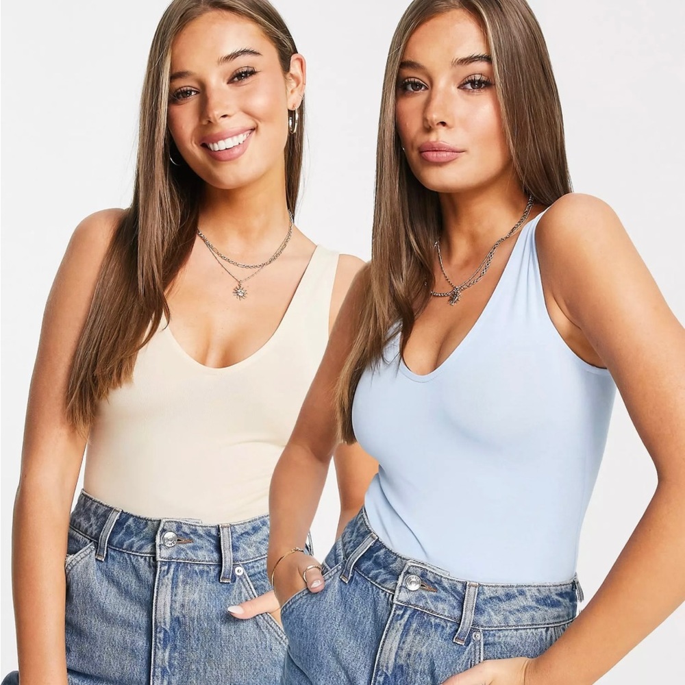 NEW - Unpacked w/ Tags Bodysuit cotton 2pack (new unpacked)